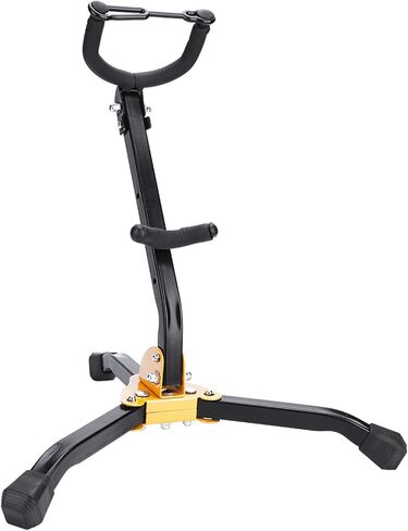 Metal Foldable Adjustable Saxophone Stand Sax Tripod Stand Foldable Sax Tripod Stand Alto Saxophone Stand Foldable Sax Stand Saxophone Accessories in Kuwait