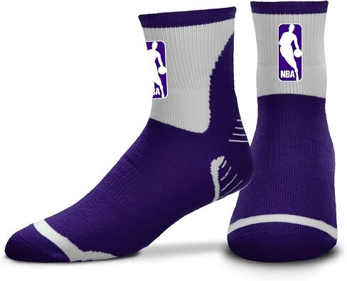 For Bare Feet NBA Logoman Surge Quarter Sock Size Large in Kuwait
