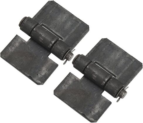 POCREATION Weld on Door Butt Hinge، فولاذ شديد التحمل بسمك 5 مم للمقطورات والبوابات، تصميم 106 مم × 75 مم in Kuwait