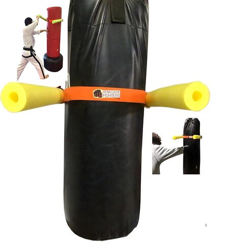 Heavy Bag Bully Arm Attachment Dual 20" Foam Arms, Adjustable Strap Punching Bag Trainer for Boxing, MMA, Muay Thai & Martial Arts in Kuwait