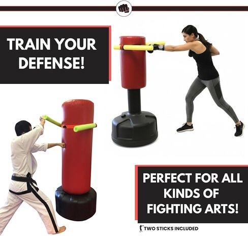 Heavy Bag Bully Arm Attachment Dual 20" Foam Arms, Adjustable Strap Punching Bag Trainer for Boxing, MMA, Muay Thai & Martial Arts in Kuwait