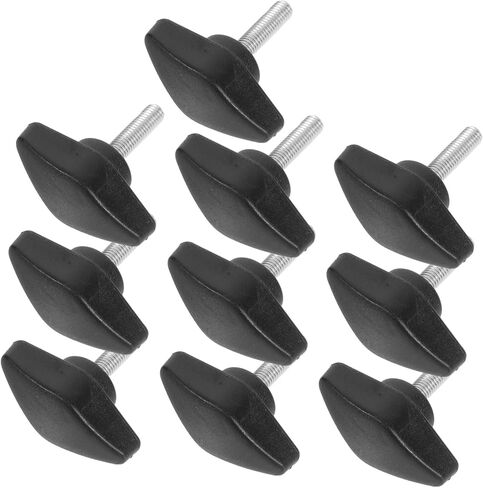 Uonlytech 10pcs Rotary Knob Wing Knobs Thumb Screw Handle Screw Thumb Tee Wing for Precise Control in Kuwait