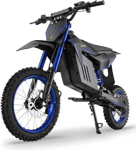 Skeri Electric Dirt Bike for Adults & Teens, 14"/12" Fat Tire 3200W Motor 37MPH Off-Road EBike, 48V 21Ah Battery Hydraulic Disc Brakes Dual Suspension IPX5 Waterproof, Fit for Age 13+ in Kuwait