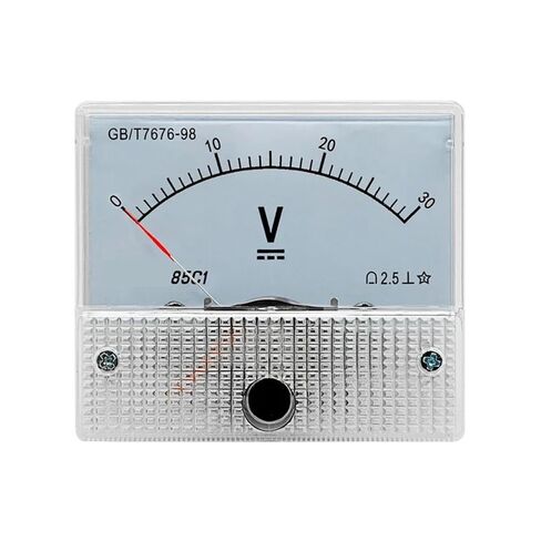 1 قطعة 85C1 مؤشر الفولتميتر 1 فولت 5 فولت 10 فولت 15 فولت 20 فولت 25 فولت 30 فولت 50 فولت 75 فولت 100 فولت 150 فولت 200 فولت 300 فولت 450 فولت 500 فولت 600 فولت 800 فولت 1000 فولت الجهد عداد لوحة (التيار المتناوب الفولتميتر ، 1000 فولت) in Kuwait