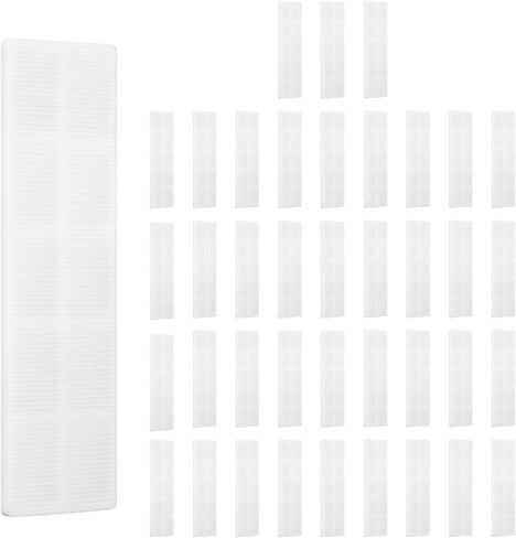 uxcell 120 PCS Plastic Flat Shims, 1/8 Inch Structural Tile Plastic Shims for Leveling, Glazing Blocks for Home Improvement Level, Door Toilet, Frame Spacers, White in Kuwait