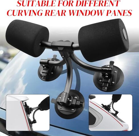 Kayak Roller,Heavy-Duty Kayak Loader Assist with Triangular Tripod Base & Vacuum Pump for Car Roof,Truck SUV,No-Drill Suction Cup Mount with V-Style Design for Wide Kayaks,280 LBS Capacity in Kuwait