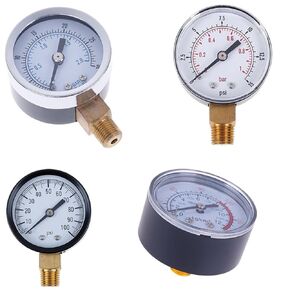 1pc Pressure Gauge Low Pressure for Fuel Air Oil Gas Water Oil Gas Measurement 22/25/40/50mm Diameter(0-12 Bar 0-170 Psi) in Saudi Arabia
