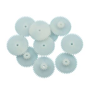 Plastic Shaft Gears 40122A 40122B 0.5M Gear Wheels 21mm Outer Diameter Plastic Parts 10PCS/LOT(1.98mm) in Kuwait