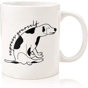 MargoDream Veterinary Medicine Gift Appreciation Funny Vet Med Mug Express Yourself Dog Coffee Cup Vet Tech Gift For Men For Woman White 11 Oz in Saudi Arabia