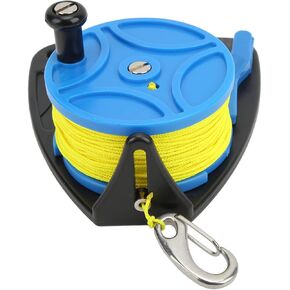 Acouto Diving Reels Rope Spool Finger Reel with Clip Nylon Wire for Cave Wreck Exile Diving Snorkeling in Kuwait