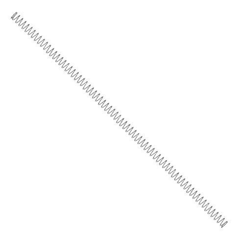 Thinp Compression Spring 0.8mm Wire Dia X 10mm OD X 300 mm L, 1 Pcs Stainless Steel Mechanical Compression Springs Extension High Elastic Small Springs for Shop and Home Repairs in Kuwait