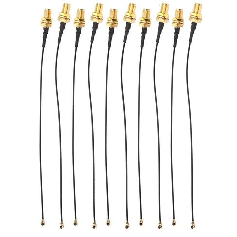 Walfront 10PCS RF Adapter Pigtail Cable SMA to IPX Extension Cable 15cm for Face Recognition Module Entenna Extension Low Loss for WiFi in Kuwait