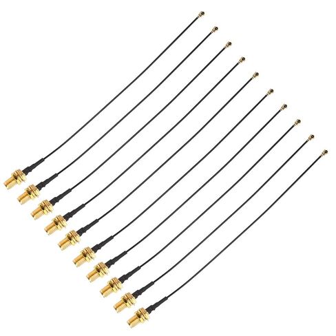 Walfront 10PCS RF Adapter Pigtail Cable SMA to IPX Extension Cable 15cm for Face Recognition Module Entenna Extension Low Loss for WiFi in Kuwait