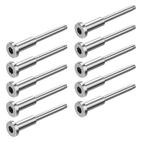 Invisible Cable Railing Kit - 10 Pack 316 Stainless Steel Swage Stud Ends for 1/8" Cable in Kuwait