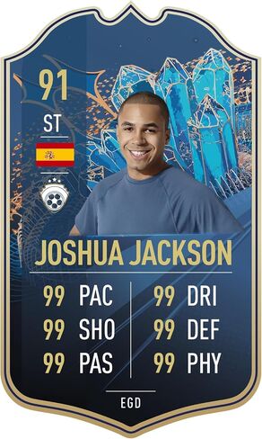 لوحة كرة القدم المخصصة للتشفير 2023 نموذج محسن | لعبة الفيديو الشهيرة Ultimate Team Card | ديكورات كرة القدم لغرفة النوم | هدايا كرة القدم للبنين والبنات | خيارات متعددة الحجم والأشكال in Kuwait