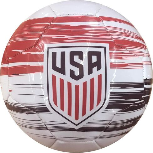 كرة قدم Icon Sports مرخصة رسميًا من اتحاد كرة القدم الأمريكي USMNT مقاس 5 - أبيض برايد بالولايات المتحدة الأمريكية in Kuwait