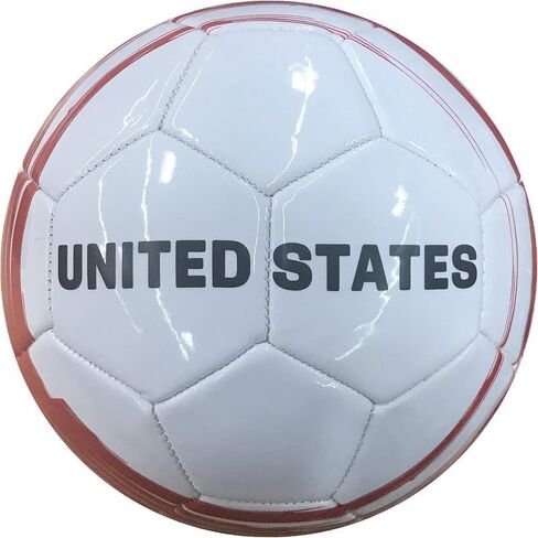 كرة قدم Icon Sports مرخصة رسميًا من اتحاد كرة القدم الأمريكي USMNT مقاس 5 - أبيض برايد بالولايات المتحدة الأمريكية in Kuwait