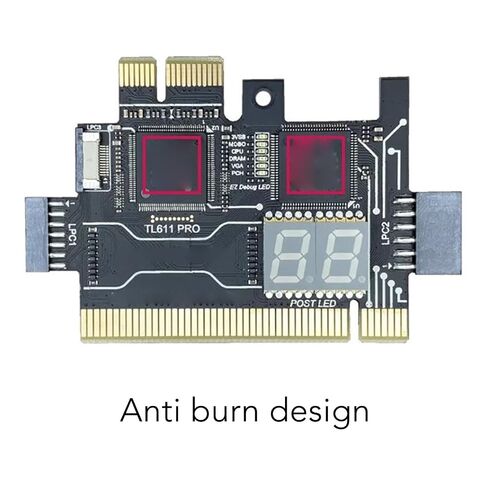 بطاقة تشخيص اللوحة الأم Ejoyous TL611 Pro، بطاقة تصحيح اختبار PCIe Mini PCIE LPC، مع مؤشرات LED، لطراز الكمبيوتر in Kuwait