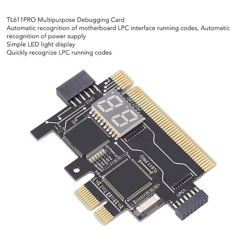 بطاقة تشخيص اللوحة الأم Ejoyous TL611 Pro، بطاقة تصحيح اختبار PCIe Mini PCIE LPC، مع مؤشرات LED، لطراز الكمبيوتر in Kuwait