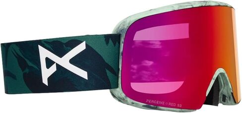 نظارات Anon M6 Snow Goggles + عدسة إضافية + قناع وجه MFI (الإطار: شجرة العائلة، العدسة: Perceive Sunny Red، العدسة الاحتياطية: Cloudy Burst) in Kuwait