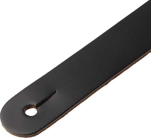 Levy's Leathers Best-Selling 3" Wide Amped Leather Series Guitar Strap with Foam Padding, Black with Tan Garment Backing, (M26PD-BLK-TAN) in Kuwait