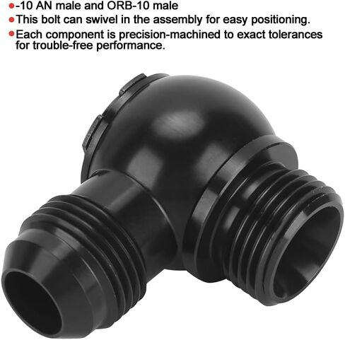Aluminum 10AN AN-10 Auto Adapter to ORB-10 7/8in UNF Screw/Fastener in Kuwait
