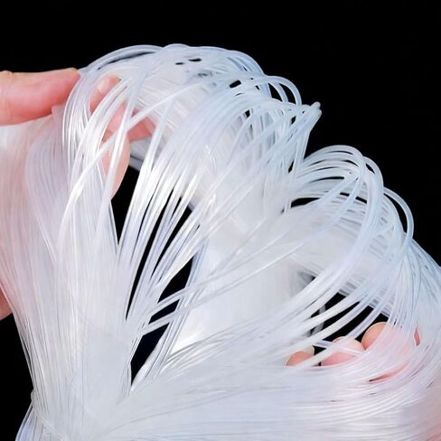 Silicone Capillary Tube 1x2.5mm, 10M Transparent(Clear,0.7 * 2.5mm) | For lab analysis medical devices and industrial automation, chemical resistant anti-tear hose, soft tubing in Kuwait