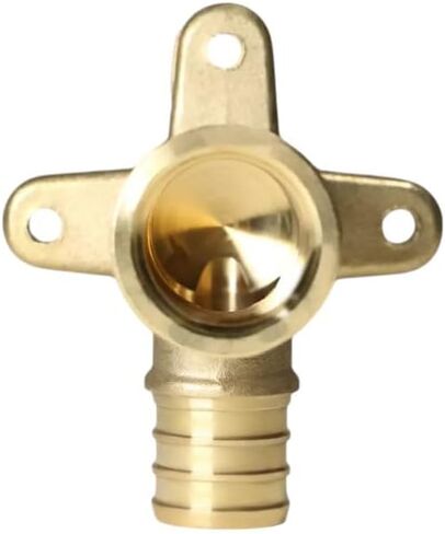 2 PCS 3/4" PEX X 1/2" FEMALE NPT THREADED DROP EAR ELBOW CRIMP FITTING LEAD in Kuwait