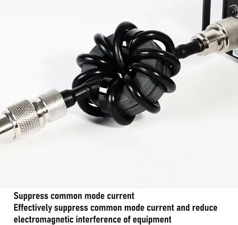 GOWENIC Shortwave Choke Magnetic for 1.8-30MHz HF Radio, Ferrite Core EMI, Common Mode Current Choke Balun, HF Antenna Noise Filter, Portable RF Interference in Kuwait