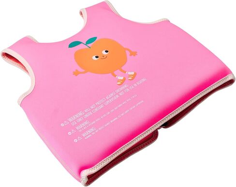 SUNNYLiFE Swim Vest, 3-6 Years, Neon Pink, EPE/Natural Rubber/Polyester, 15.75 x 14.17 x 1.97 Inches, 1.49 lbs in Kuwait
