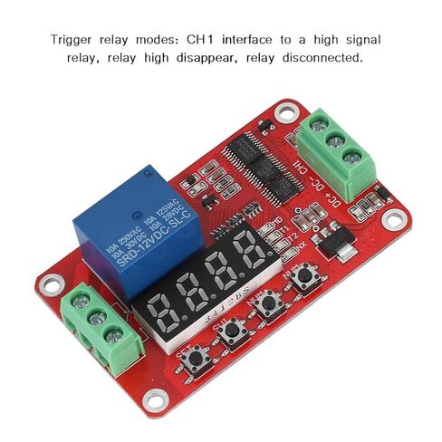 SUNGOOYUE Delay Relay Module PCB Relay Cycle Timer Module 18 Timing Modes 0.1s to 270h 10A Load Self Lock Loop Control for Automation Equipment DIY Users in Kuwait