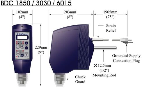 CAFRAMO LIMITED BDC1850 Model BDC1850 Ultra Torque Overhead Stirrer, Speed Range 12-1800 RPM, Digital, Mixes Tars, Gravel, Polymers, Adhesives in Kuwait