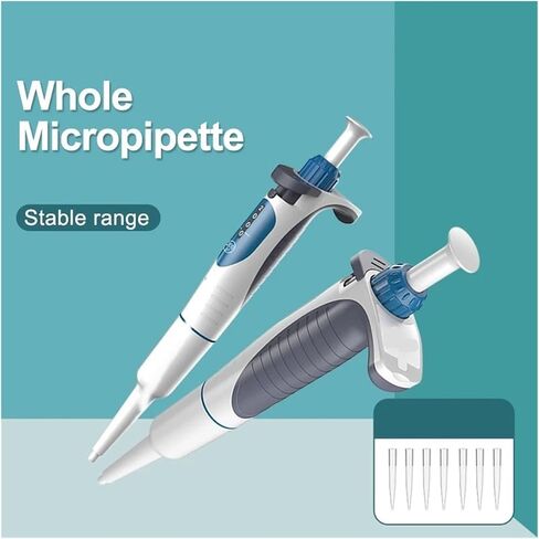 Laboratory Pipette,Digital Adjustable Micropipette Lab Equipment with Pipette Tips(1-10ml) in Kuwait