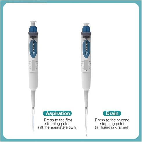 Laboratory Pipette,Digital Adjustable Micropipette Lab Equipment with Pipette Tips(1-10ml) in Kuwait