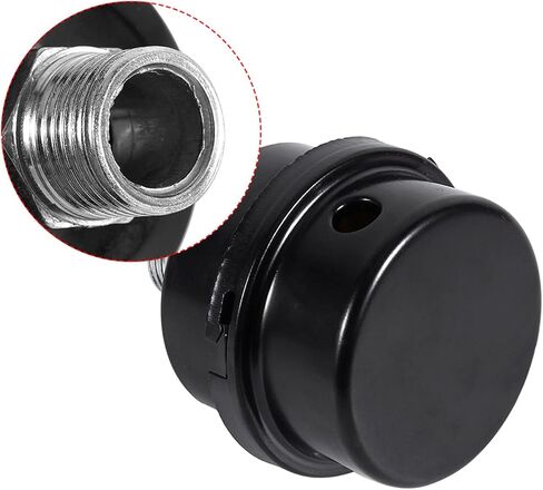 1 Pc 1/2" Thread Male Thread Diameter 20mm Air Compressor Silencer Filter, Thread Metal Air Compressor Intake Filter Sound Muffler Silencer, Air Compressor Replacement Parts in Kuwait