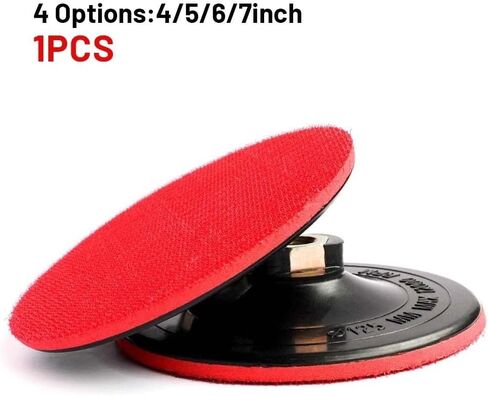 Backing Pad with Thread for Angle Grinder Polisher Discs, 4/5/6/7 Inch(6inch) in Kuwait