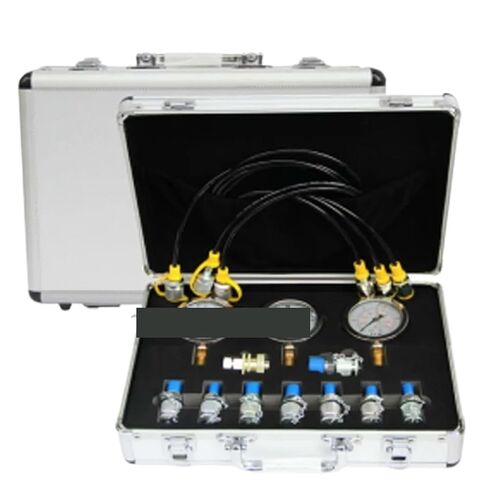 SMT07 9 Test Couplings G1/4 G3/8 M14/1.5 M10/1 M10/1.25 UNF Series Pressure Gauges Kit 63mm 25/40/60MPa Industry Tool in Saudi Arabia