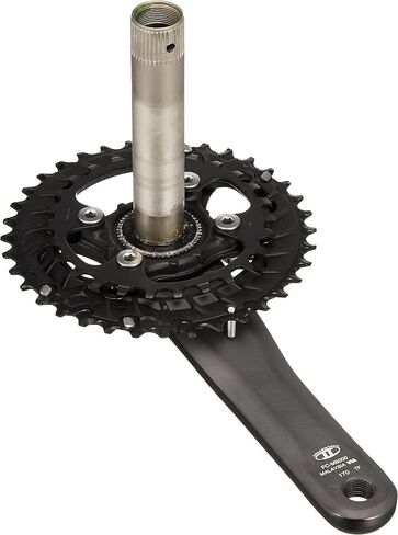 SHIMANO Front CHAINWHEEL, FC-M6000-2, DEORE, for Rear 10-Speed, 2-PCS FC, 175MM 38-28T Without CG, W/O BB Parts in Kuwait