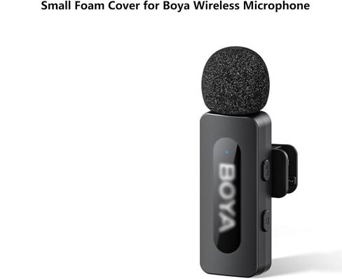 رغوة LEFXMOPHY لـ BOYA BOYA BY-V20، BY-V4U، V30، BY-V10، BY-M1S، BYM1، BY-M1 PRO II Mic Windscreen، مرشح بوب بديل للميكروفون 8 عبوات غطاء واقي الرياح in Kuwait