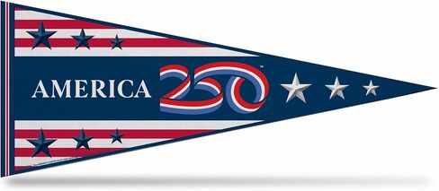 راية ديكور حائط من اللباد مقاس 30.48 سم × 76.2 سم من Rico Industries USA AMERICA'S 250 - رائعة للمنزل/غرفة النوم/ديكور كهف الرجل in Kuwait