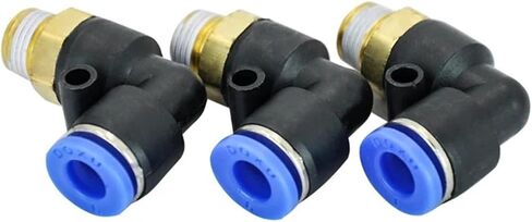 30Pcs Of PL6-01 6mm Push In One Touch Connector 1/8 Inch Thread Pneumatic Quick Fittings in Kuwait