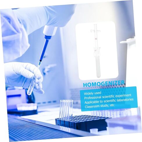 Glass Cell Tissue Homogenizer 2Ml High Temperature Resistant Glass Mortar and Pestle Laboratory Tissue Grinder for Scientific Experiments and Laboratory Equipment in Saudi Arabia