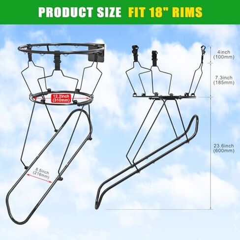 KingDolly Basketball Return Attachment with Chain Basketball Net, 360° Rotatable Track, Basketball Returner for Solo Practice, Shooting Training in Kuwait