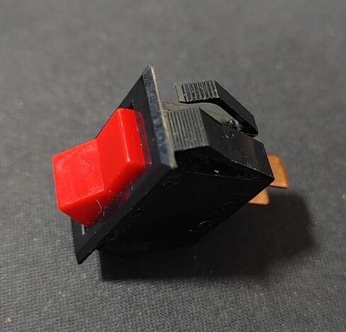 مناسبة لـ Carling Technologies 1019R Rocker Switch ON-Off 15A 125VAC 2-Pin محطات نحاسية (1 قطعة) in Kuwait