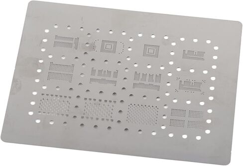 Universal BGA Stencils 6 in 1 Design for BGA153/162/169/186/221/254/EMMC Reballing, Useful & Economical Accessories for BGA Soldering in Kuwait
