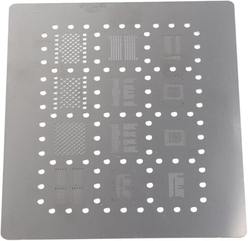 Universal BGA Stencils 6 in 1 Design for BGA153/162/169/186/221/254/EMMC Reballing, Useful & Economical Accessories for BGA Soldering in Kuwait