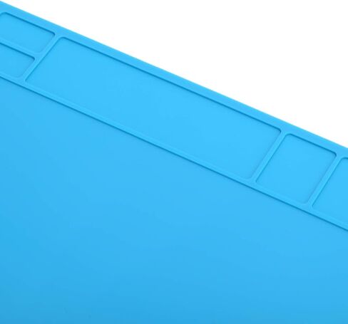 حصيرة إصلاح الحرارة من Dioche Phone RepaSilicone لمحطة اللحام، وسادة صيانة مكتبية محمولة مقاس 30 سم × 20 سم للإلكترونيات، مثالية للهواتف الذكية والأجهزة اللوحية ولوحات الدوائر in Kuwait