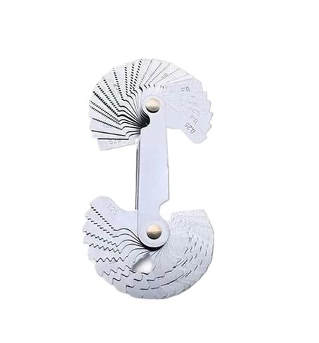 Thread Pitch Cutting Portable&Precise&Accurate Thread Measurement Gauge Set: 55/60 Degree Metric & Inch Pluging Gauge for Screw Pitch & Gear Tooth(Inch and Metric 52PC) in Kuwait