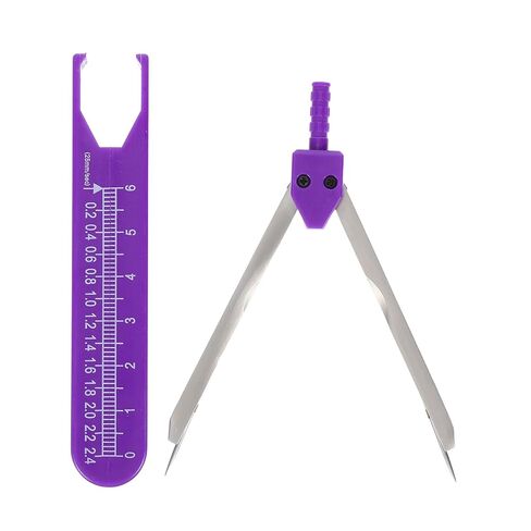 Yardwe Precision Cardiology Calipers with Scale Ruler for EKG Measurement – Electrocardiography Instrument for Heart Clinic Supplies and Student Diagnostics in Kuwait