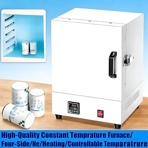 High-Temperature Muffle Furnace 1150℃, 2000w Tabletop Burnout Oven for Jewelry Making & Metal Casting, Durable, Efficient Kiln for Professional & Hobby Use in Kuwait